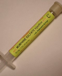 Simulated Morphine Sulfate (10mg/mL) Preload Syringe (5 syringes - Click Image to Close